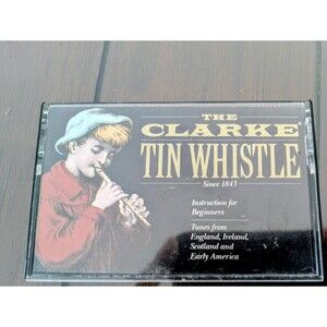 The Clarke Tin Whistle Teaching Audio Cassette Beginner Instructions